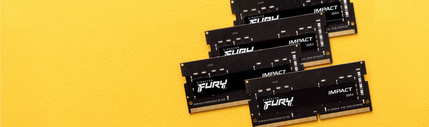 Пам'ять ноутбука Kingston DDR4 8GB 3200 FURY Impact (KF432S20IB/8)