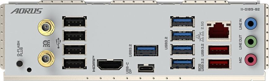 Материнська плата GIGABYTE B650E A ELITE X ICE sAM5 B650 4xDDR5 M.2 HDMI DP Wi-Fi BT mATX білий (B650E_A_ELITE_X_ICE) [111839]