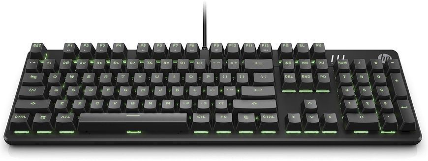 Клавіатура механічна HP Pavilion Gaming 550, 104key, Red Hybrid Switch, USB-A, EN/RU, RGB, чорний (9LY71AA) [103564]
