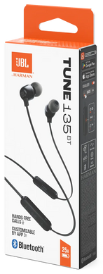 Гарнітура JBL Tune 135BT Black (JBLT135BTBLK) [203395]