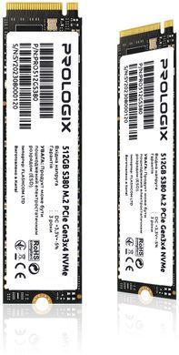 Накопичувач SSD 512GB Prologix S380 M.2 2280 PCIe 3.0 x4 NVMe 3D TLC (PRO512GS380) [607931]