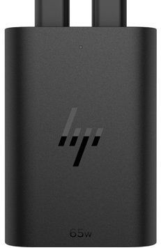 Зарядний пристрій мережевий HP 65W 2хUSB-C, кабель USB-C > USB-C, 1м, чорний (600Q7AA) [109940]