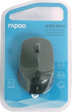 Миша бездротова Rapoo Wireless Multi-Mode Grey (M300 Silent) [606521]