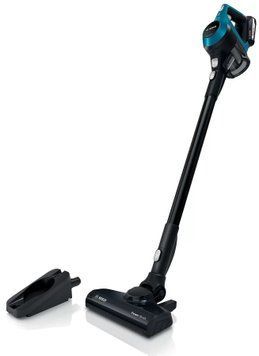 Пилосос Bosch безпровідний, конт пил -0.4л, автон. робота до 30хв, вага-2.3кг, НЕРА, чорний (BBS611LAG) [12338]