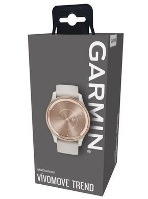 Смарт-годинник Garmin Vivomove Trend White Cream (010-02665-01) [614793]