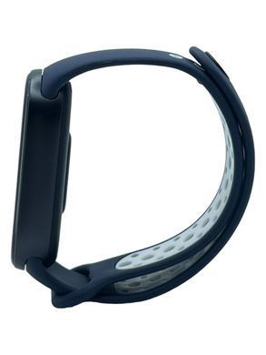 Ремінець BeCover Vents Style для Xiaomi Mi Smart Band 9 Blue White (711987) [605000]