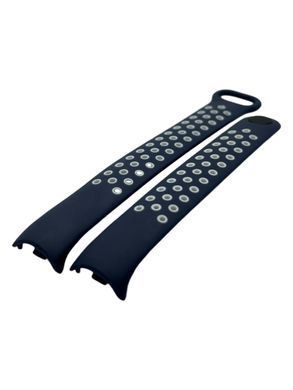 Ремінець BeCover Vents Style для Xiaomi Mi Smart Band 9 Blue White (711987) [605000]