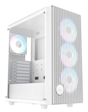 Корпус для комп'ютера ATX W/O PSU GAMMA C70 WH ARGB OCYPUS (GAMMA-C70-WHG400XX-GL) [502879]