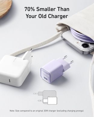 Мережевий зарядний пристрій Anker PowerPort 511 Nano III - 30W USB-C White (A2147G21) [201878]