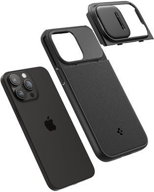 Чохол-накладка Spigen Optik Armor MagFit для Apple iPhone 15 Pro Max Black (ACS06599) [602175]