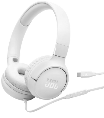 Гарнітура JBL TUNE 520C White (JBLT520CWHT) [201435]