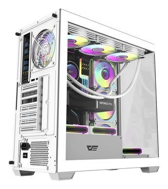 Корпус для комп'ютера DARK FLASH ATX без блока живлення DS900W білий (DS900W WHITE) [503216]