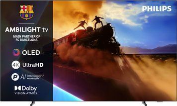 Телевізор 55" Philips OLED 4K 120Hz Smart Titan OS Black Ambilight (55OLED770/12) [111509]