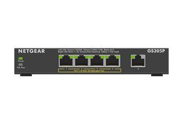 Комутатор NETGEAR GS305P 5xGE (4xPoE), 63Вт, Некерований (GS305P-200PES) [14956]