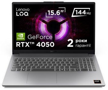 Ноутбук Lenovo LOQ 15ARP10E Luna Grey (83S000EXRA) [204364]