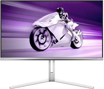 Монітор TFT 27" Philips 27M2N8500, QD-OLED, QHD, 360Hz, 0,3ms, 2xHDMI, DP, USB-hub, HAS, Pivot, колонки, біл (27M2N8500/00) [400541]