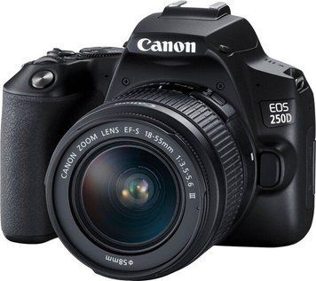 Цифр. фотокамера дзеркальна Canon EOS 250D kit 18-55 DC III Black (3454C009) [107539]