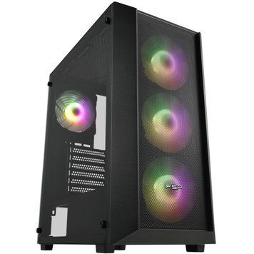 Корпус FSP без БЖ ATX Black (CMT218AB) [402957]