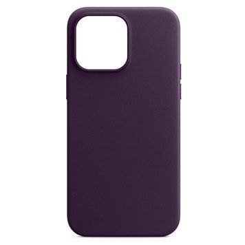 Чохол-накладка Armorstandart Fake Leather для Apple iPhone 14 Pro Max Dark Cherry (ARM64401) [601541]