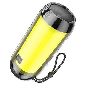 Портативна колонка BOROFONE BR25 Crazy sound colorful luminous BT speaker, 5W, Black (6974443386509) [805592]