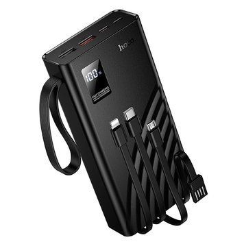 Зовнішній акумулятор HOCO J155 Shine 22.5W+PD20W+light 4-cable power bank(20000mAh) (6942007652117) [806312]