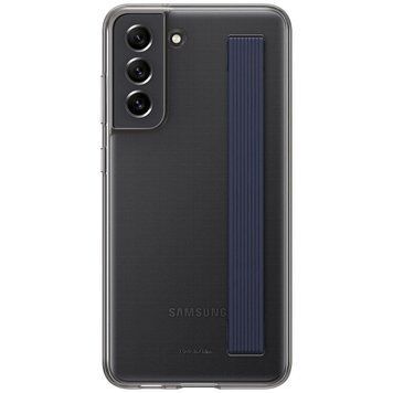 Чохол-накладка Samsung Clear Strap Cover для Samsung Galaxy S21 FE SM-G990 Dark Gray (EF-XG990CBEGRU) [601242]