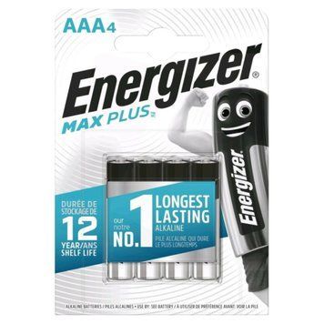 Батарейка Energizer LR3/AAA Max Plus Alkaline (4шт) (7638900437461) [806127]