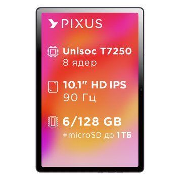 Планшет Pixus Line NEW 6/128GB 4G Dual Sim Grafite (Line NEW 6/128GB Grafite) [620547]