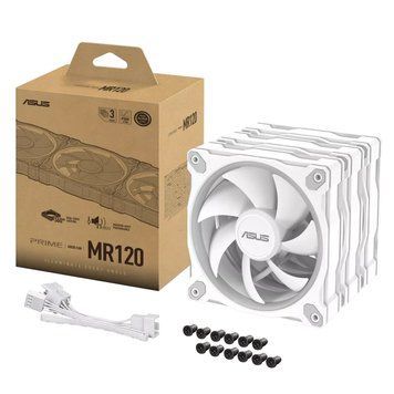 Вентилятор Asus Prime MR120 ARGB White 3in1 (90DA00I3-B09020) [612971]