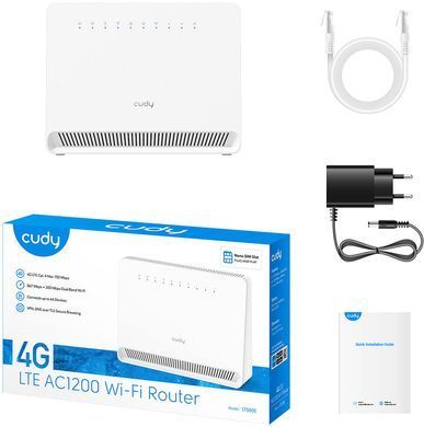 Маршрутизатор Cudy LT500E, AC1200 Wi-Fi 4G LTE-Cat4 Router (LT500E_EU_V1.0) [401504]