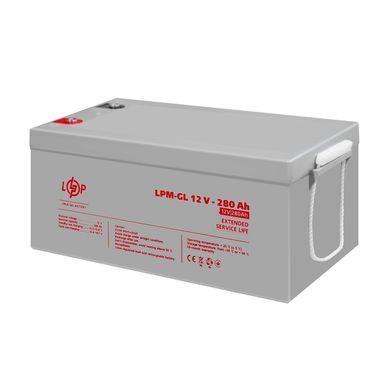 Акумулятор гелевий LPM-GL 12V - 280 Ah (LP13185) [900077]