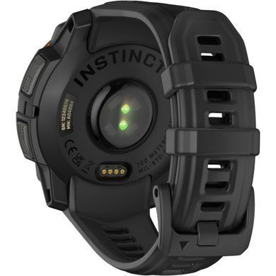 Смарт-годинник Garmin Instinct 3 45mm Solar Black with Black Silicone Band (010-02934-40) [611055]