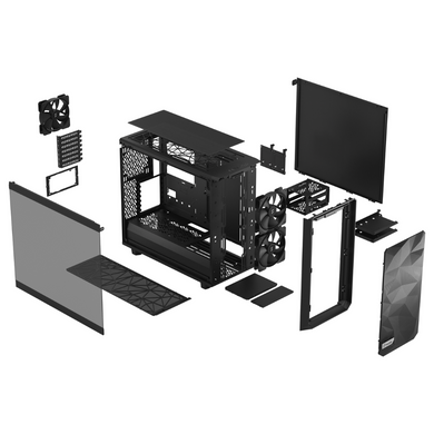 Корпус для ПК FRACTAL DESIGN Meshify 2 Lite Black TG Light (FD-C-MEL2A-03) [303855]