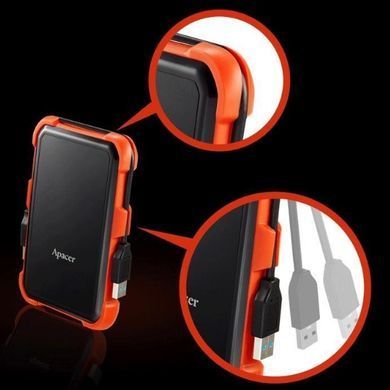 Зовнішній жорсткий диск PHD External 2.5'' Apacer USB 3.1 AC630 1TB Orange (color box) (AP1TBAC630T-1) [803165]