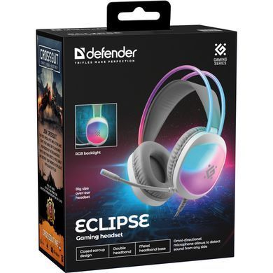 Гарнітура Defender Eclipse, USB, 2м, White (62440) [404496]