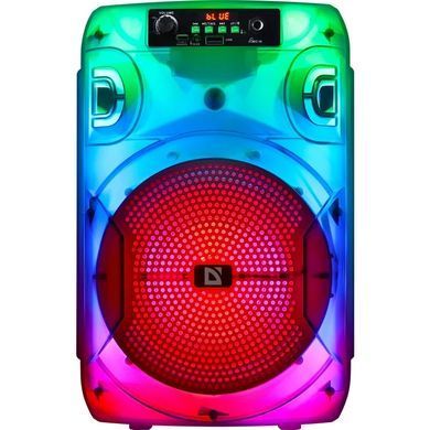 Акустична система 1.0 Boomer 12, 15Вт, Bluetooth/FM/USB/LED/AUX чорна (65412) [405138]