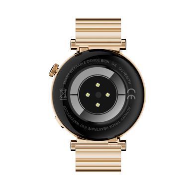 Смарт-годинник W&O X6 Pro Plus 38mm. 280 mAh. Amoled+IP67 Gold (WOX6PGO) [802709]