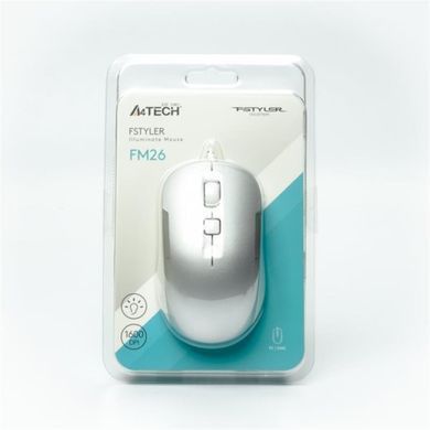 Миша A4Tech Fstyler FM26 Icy White (FM26 (Icy White)) [606607]