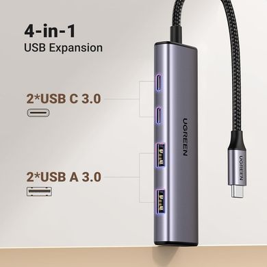 USB-хаб UGREEN 4-Port USB-C Hub (UGR-15395) [802752]