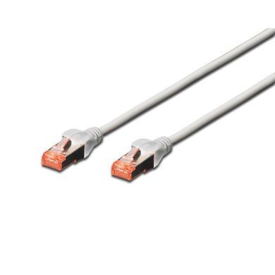 Патч-корд DIGITUS САТ 6 S-FTP, 1.5м, AWG 27/7, Cu, LSZH, сірий (DK-1644-015) [109756]