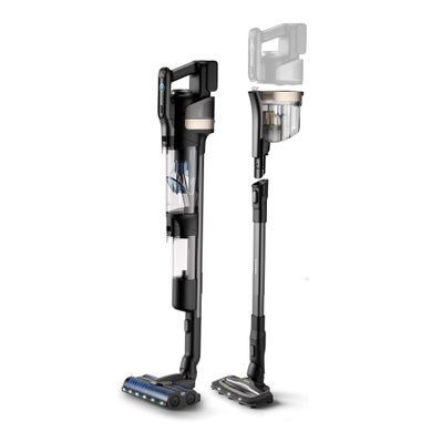 Пилосос Philips безпровідний AquaTrio, 9000 Series вологе прибирання, конт пил -0.42л, автон. робота до 25хв, PowerCyclone Aqua, турборежим, чорний (XW9463/10) [105724]