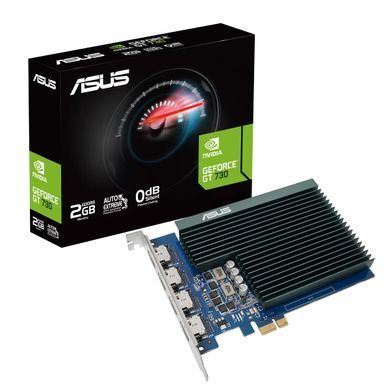 Відеокарта ASUS GeForce GT 730 2GB GDDR5 Silent low profile 4 HDMI GT730-4H-SL-2GD5 (90YV0H20-M0NA00) [102514]