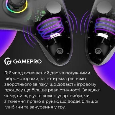 Геймпад GamePro Black (GPX13B) [611612]