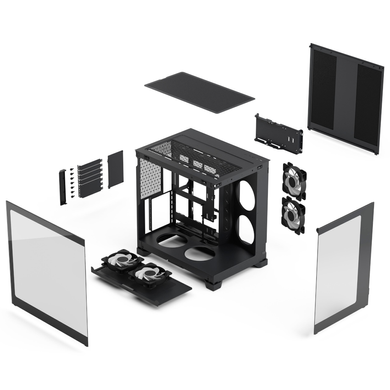 Корпус для ПК FRACTAL DESIGN Pop 2 Vision Black RGB (FD-C-POV2A-02) [306378]