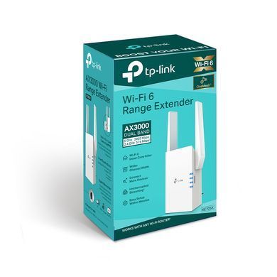Розширювач покриття WiFi TP-LINK AX3000, 1хGE, MESH (RE705X) [110873]