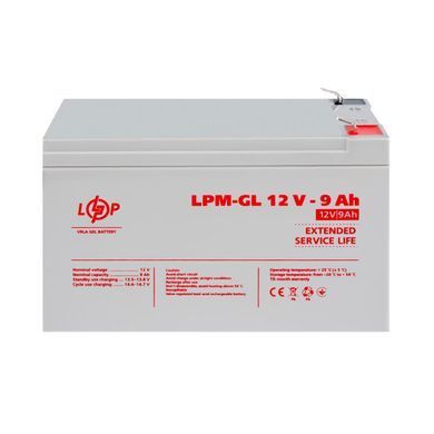 Акумулятор гелевий LPM-GL 12V - 9 Ah (LP6563) [900202]