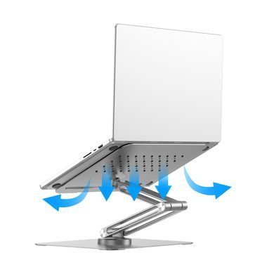 Підставка для ноутбука WIWU Rotative Foldable Laptop Stand S801 Silver (6977703651003) [806487]