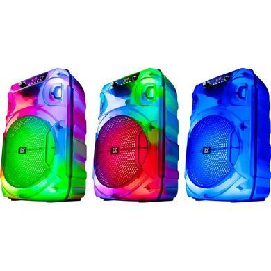 Акустична система 1.0 Boomer 12, 15Вт, Bluetooth/FM/USB/LED/AUX чорна (65412) [405138]