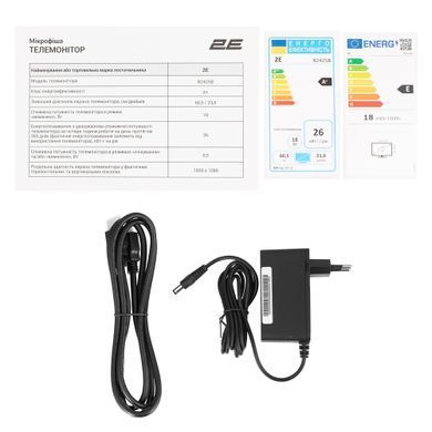 Монітор 2E 23.8" B2425B D-Sub, HDMI, MM, VA, 100Hz, FreeSync (2E-B2425B-01.EU) [113786]