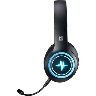 Гарнітура Defender FreeMotion B571 Bluetooth+3,5мм, гнучкий мікрофон, LED, Black (63572) [401846]